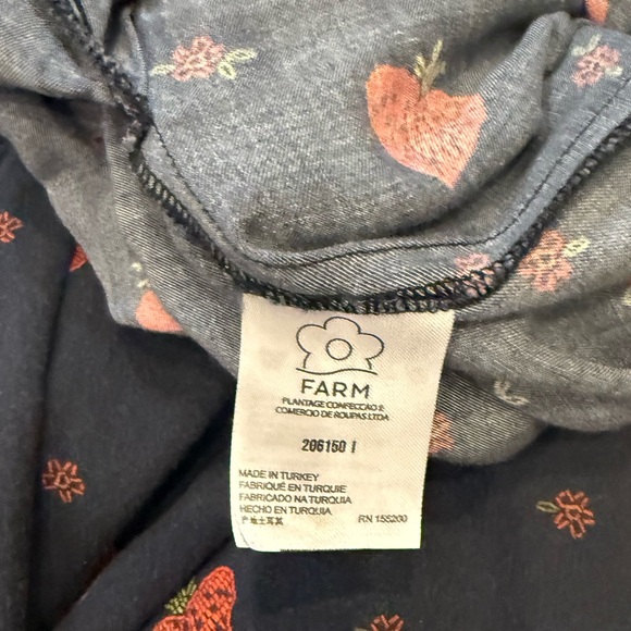 FARM Rio Anthropologie Strawberry Print Wide-Leg Pants - Picture 9 of 13